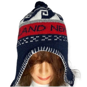 NEW ZEALAND Unisex Pom Beanie Toque Knit Fleece Lined Gorpcore O/S